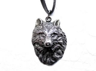 Волк - кулон из серебра