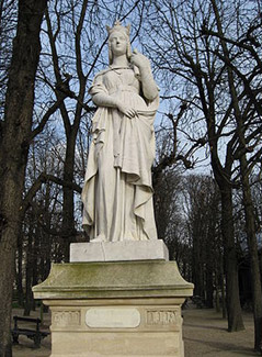 Памятник Батильде в Париже
